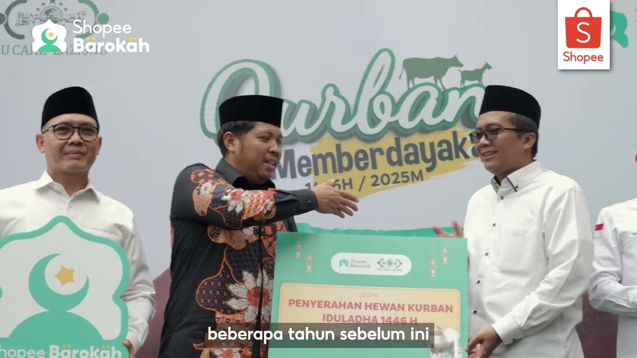 Berbagi Kebaikan bersama Shopee Barokah di Iduladha 1446 H