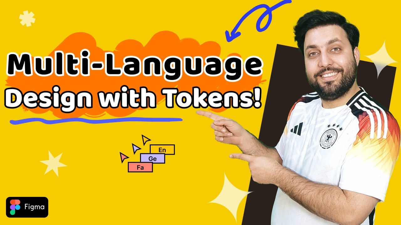🌍 How to Design a Multilingual App in Figma Using Tokens | Step-by-Step Guide 📱