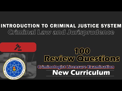 CLJ 1 - INTRODUCTION TO CRIMINAL JUSTICE SYSTEM |100 Criminology Question | Study Smarter Not Harder
