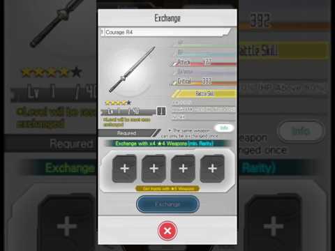 How to Use the Weapon Exchange System in Sword Art Online Memory Defrag
