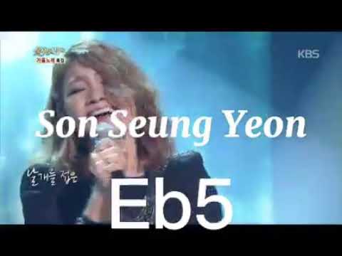 Son Seung Yeon ( Korean ) - Belting Eb5 | Resonance
