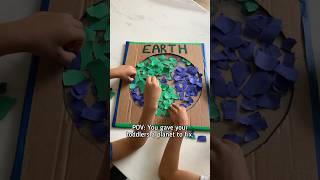 Simple Earth Day Craft That Toddlers Actually Love | Subscribe for more fun ideas 🌎