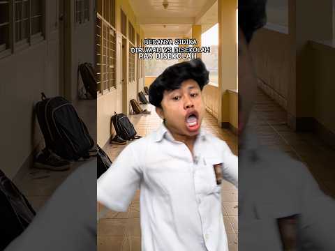 Bedanya sidika dirumah vs disekolah #ardikatamps #comedy
