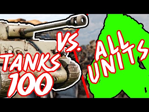 100 tanks vs. All Units | Ultimate Epic Battle Simulator 2 (UEBS 2)