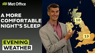 22/06/2025 - Widespread showers all night - Evening Weather Forecast UK – Met Office Weather