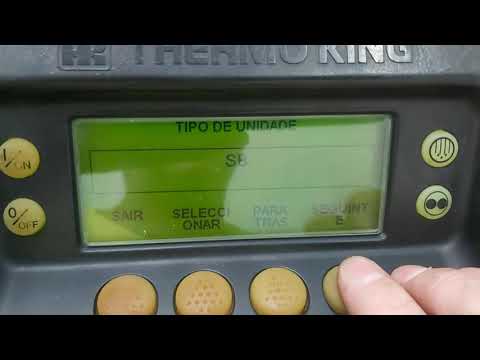 Thermo king. Acesso do menu restringido SR-2, SR-3, SR-4.