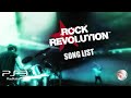 Rock Revolution Song List ps3