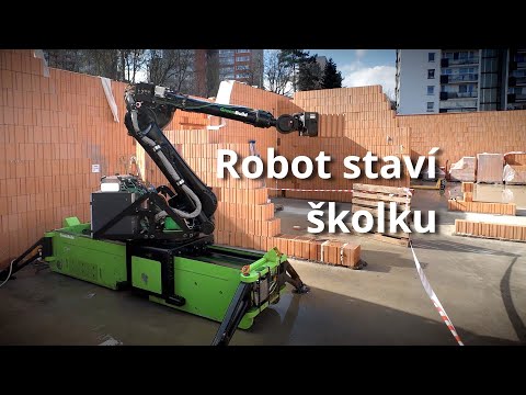 Zdicí robot WLTR - neúnavný dělník, který postaví až 10 m2 za hodinu do výšky 3,25 m