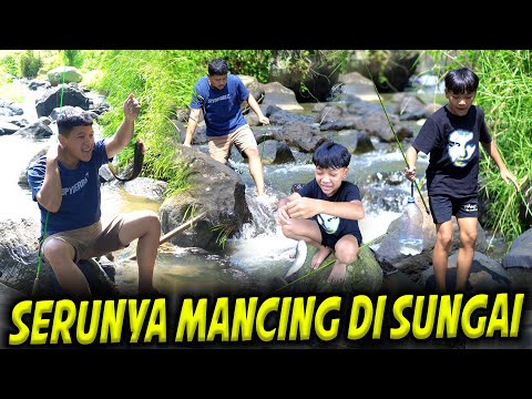 DITDIM FISHING IN THE RIVER, WHAT FISH WILL YOU CAN COME!!??