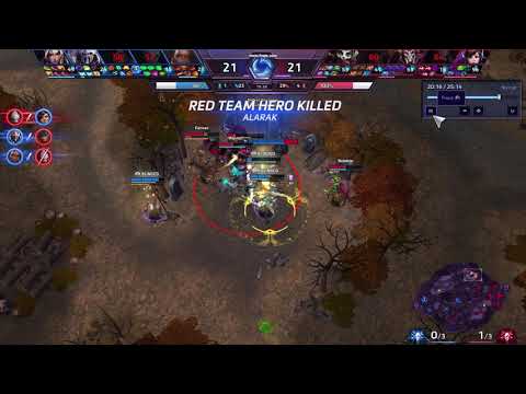 Qhira sweeps Alarak, ends up outside of boss camp.