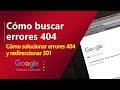 💡 CÓMO DETECTAR ERRORES 404 CON GOOGLE SEARCH CONSOLE Y SOLUCIONARLOS | REDIRECCIONES 301 💡 CÓMO DETECTAR ERRORES 404 CON GOOGLE SEARCH CONSOLE Y SOLUCIONARLOS | REDIRECCIONES 301