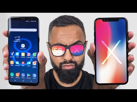 iPhone X vs Samsung Galaxy S8
