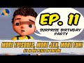 Jan Remastered Surprise Birthday Party Official Urdu Cartoon S01 E11