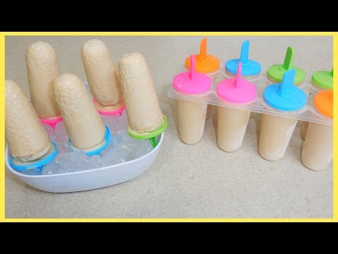 Cómo hacer Paletas Heladas de Maní (Helados de Maní)