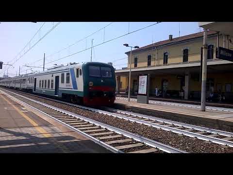 E464 078 XMPR+4 MDVC Trenord+pilota piano ribassato XMPR - Milano Greco 21/07/2015