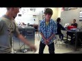 Kid Gets Kicked In The Nuts At School