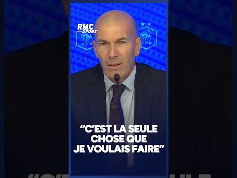 Hommage aux victimes des incendies, rêve d'être sélectionneur, les PREMIERS MOTS de Zidane