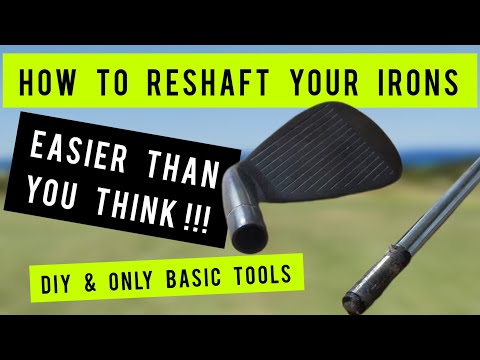 How to re-shaft your golf clubs - Step by Step & DIY