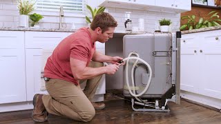 4 Methods of Making Dishwasher Drain Connections | The Spruce #ConnectingDishwasherToGarbageDisposal