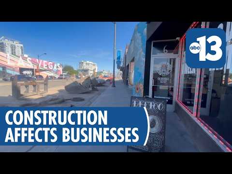 Construction in Las Vegas Arts District Impacts Local Businesses