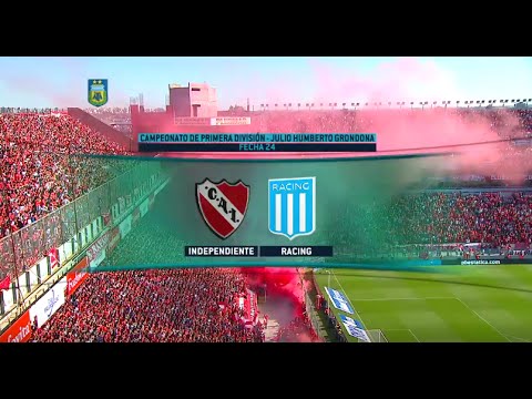 Fútbol en vivo. Independiente - Racing. Fecha 24 de Torneo de Primera División 2015. FPT.