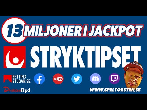 Stryktipset med SpelTorsten & Dabeskovic  - Avsnitt 12 (LIVE)  - Vecka 17 (Lördag 30 April 2022)