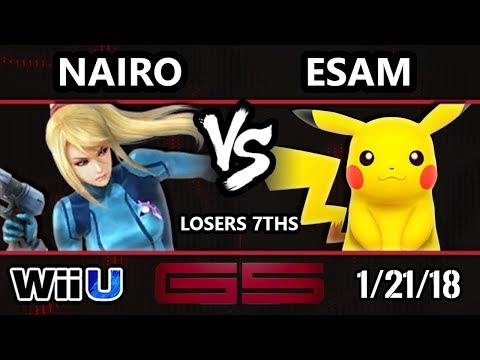 GENESIS 5 Smash 4 - NRG | Nairo (ZSS) VS PG | ESAM (Pikachu) - SSB4 L7