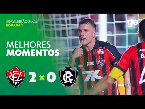 Gols e lances de Vitória x Remo