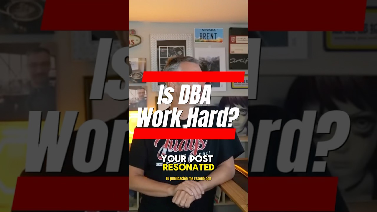 Is DBA Work Hard?