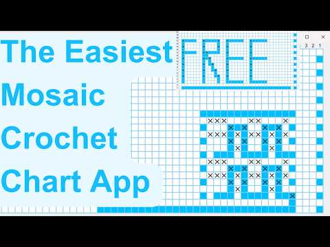 Make mosaic crochet charts using this new free app!
