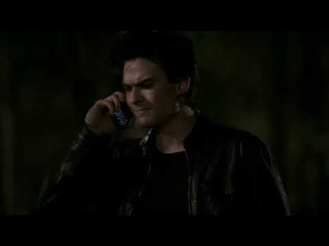 Stefan Calls Damon, Tyler Bites Damon - The Vampire Diaries 2x20 Scene