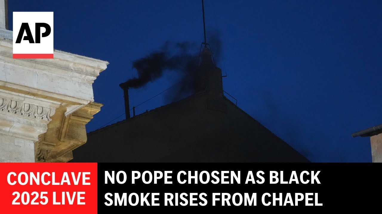 Conclave 2025 LIVE: No pope chosen as black smoke rises from Sistine Chapel
