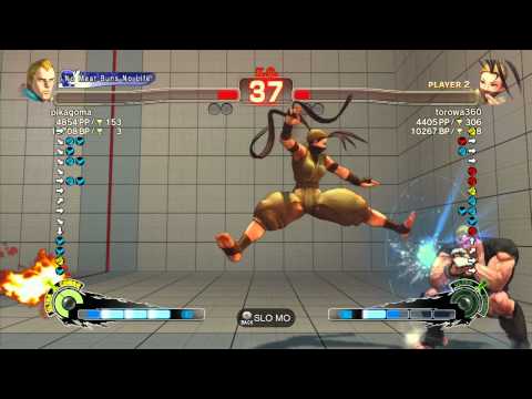 SSF4 AE: pikagoma (Abel) vs torowa360 (Ibuki) - Ranked Match (720p HD)