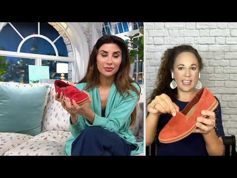 Earth Origins Suede Slip-Ons - Britt on QVC