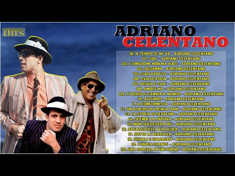 20 Migliori Canzoni Di Adriano Celentano - Le 20 Canzoni Italiane Famose Nel Mondo - Musica italiana