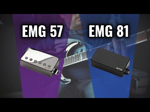 EMG 57 battles EMG 81 \\ Comparison of EMG active guitar pickups (METAL)