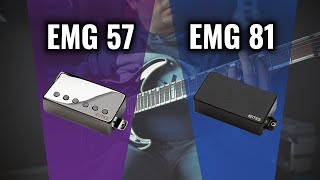 Video thumbnail for EMG 57 battles EMG 81 \\ Comparison of EMG active guitar pickups (METAL) by Thevon