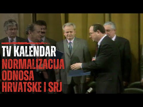 TV kalendar: Normalizacija odnosa Hrvatske i SRJ