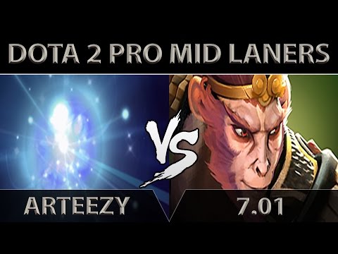 Arteezy Wisp vs Monkey King ► Carry IO What?! ► Dota 2 [7.01]