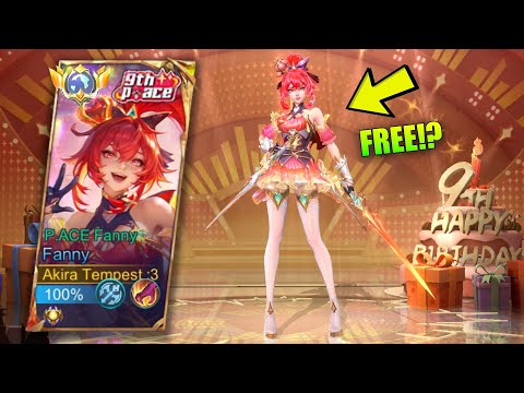 FINALLY!! NEW SKIN P. ACE FANNY IS HERE! FREE SKIN?! + SOLO  RANK GAMEPLAY  -MLBB