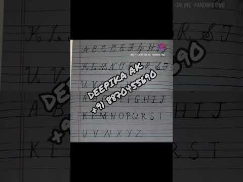 Cursive & Print handwriting improvement class +91 8870455690