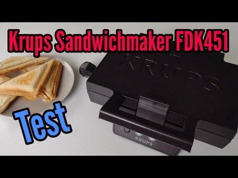 Krups Sandwichmaker FDK 451 Test Is the sandwich maker better than others