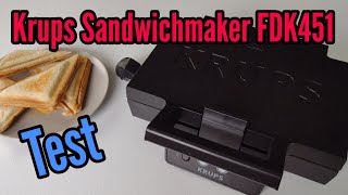 Krups Sandwichmaker FDK 451 Test Ist der Sandwhichmaker besser als andere