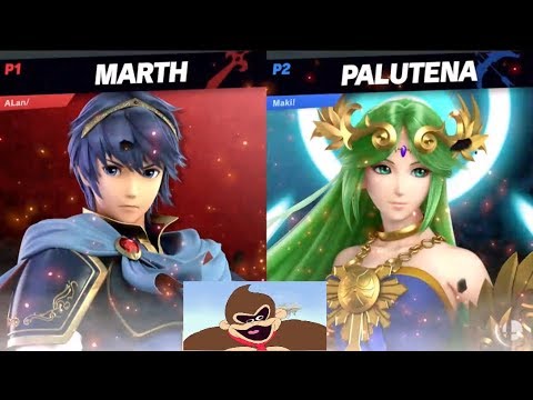 SSBU Guaymas DK Saga feat Barney - Alan (Marth/Lucina) vs Maki[L] (Palutena/DDD) Grand Finals