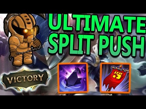 THE ULTIMATE SPLIT PUSH NAUTILUS TOP BUILD - League of Legends Commentary