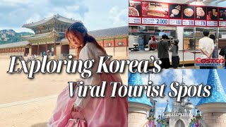 Trying Korea’s Most Viral Tourist Spots 🇰🇷 | lotte world, gyeongbukgung palace, & costco