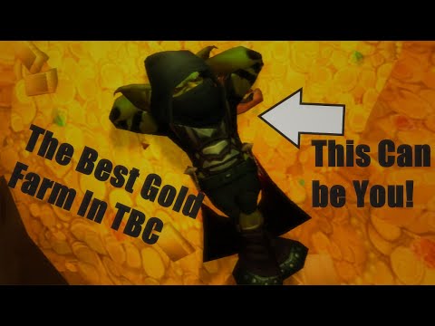 World of Warcraft - 350 + Gold an hour Farm with Engineering In Phase 1 TBC - Burning Crusade