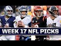 NFL Week 17 Picks: Cardinals at Cowboys, Dolphins at Titans & MORE | CBS Sports HQ