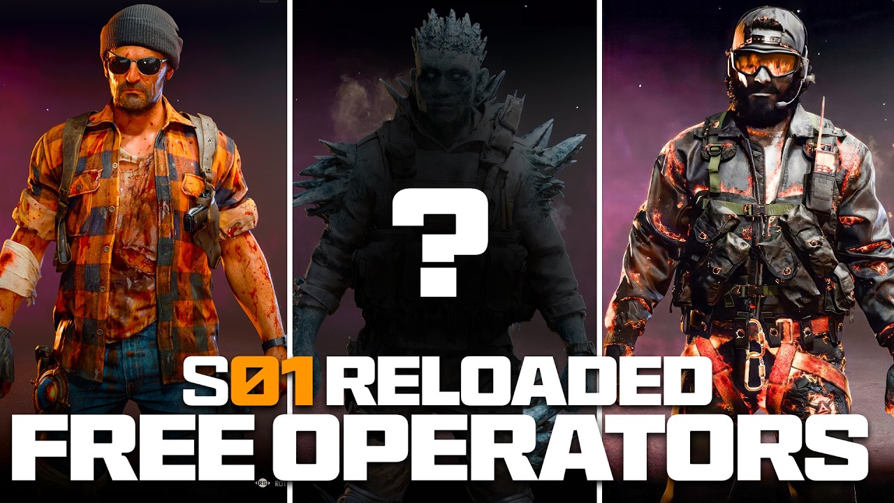 ALL 15+ FREE OPERATOR SKINS TO CLAIM in Black Ops 6 Season 1 Reloaded! (Free Operators Packs & More)