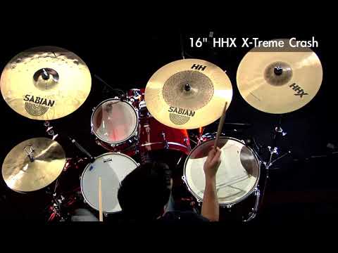 Sabian HHX 16" X-Treme Crash Cymbal Shirt & VF Sticks Bundle & Save | Made in Canada Authorized Dealer image 9